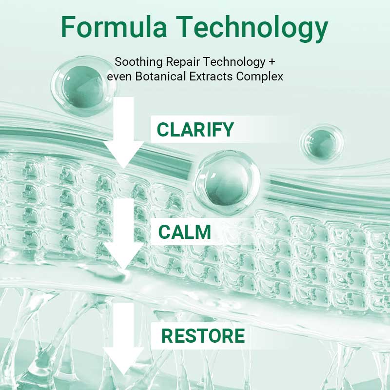 private label blemish solution facial gel